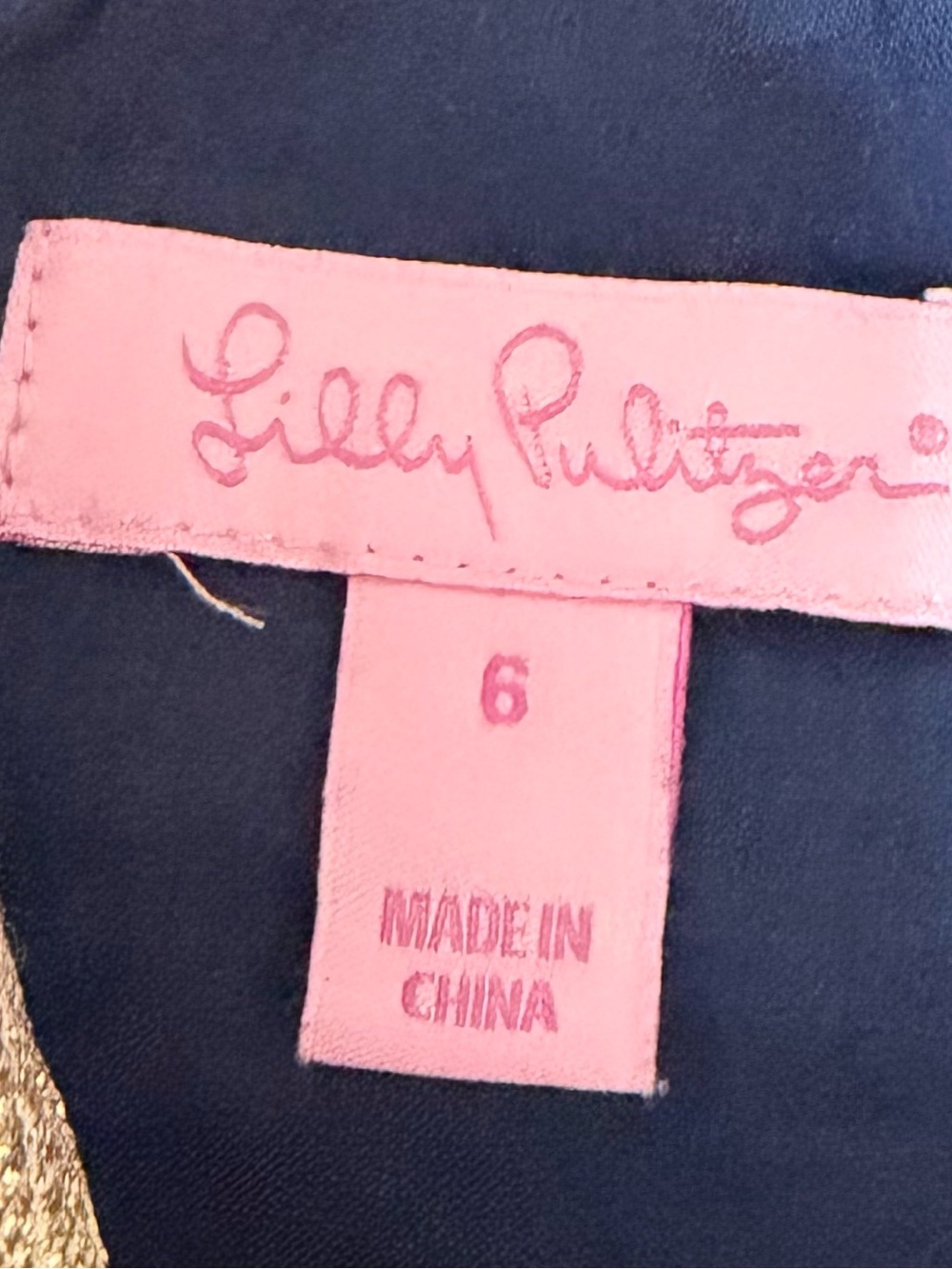 EUC Lilly Pulitzer Valli Shift Dress Size 6 - Picture 4 of 4